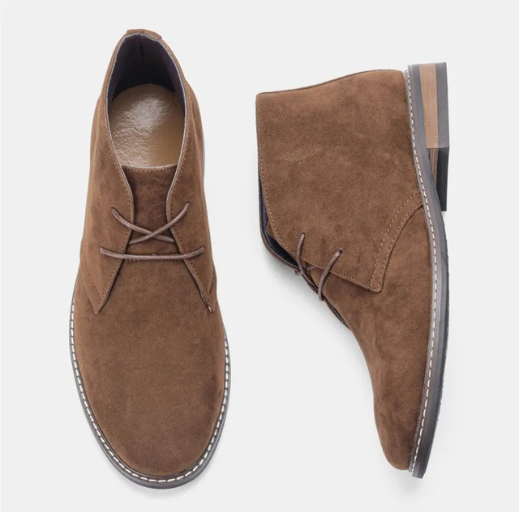 Stilvolle Chukka Boots Herren aus Wildleder, Bequeme Freizeitschuhe