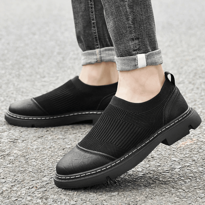 Slip-On-Loafer mit Mesh