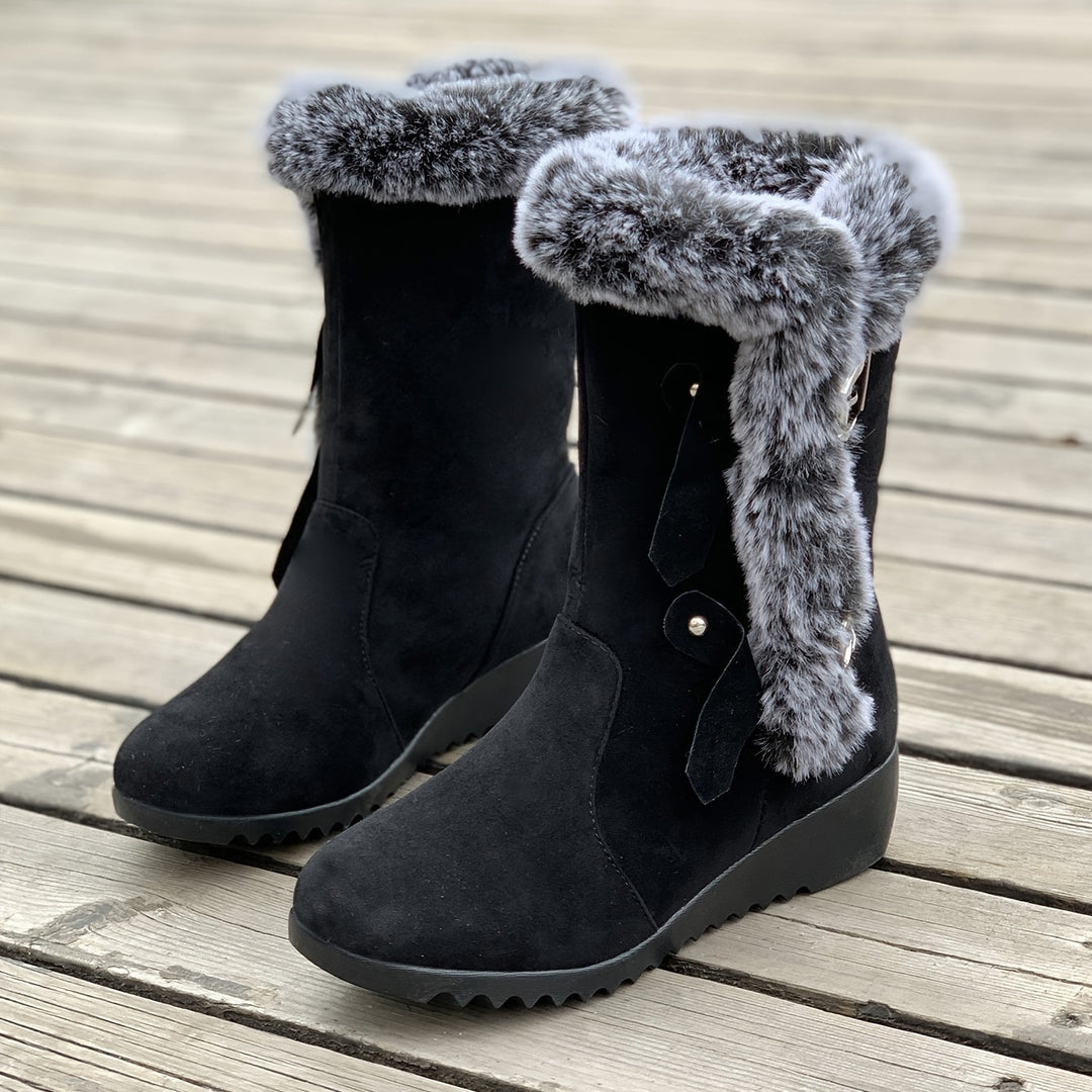 Frauen - Winterstiefel - Warme und Bequeme Stiefel - Ideal für kalte Tage - Stylische Wintermode