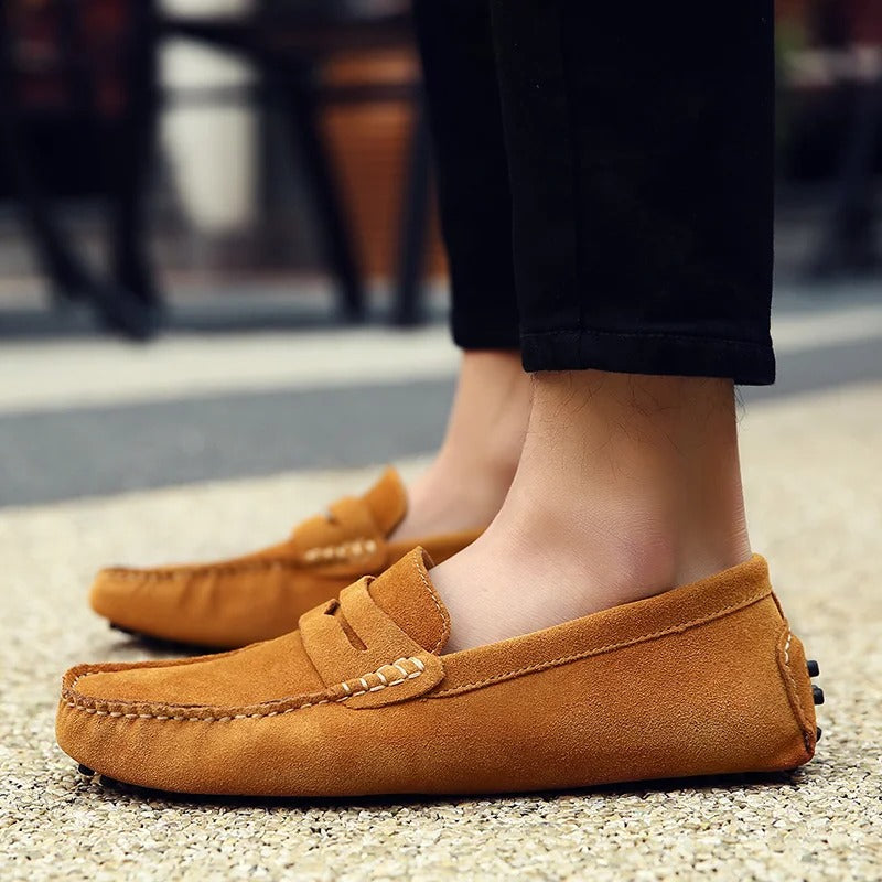 Elegante Loafers aus Leder - Handgefertigte Schuhe für stilbewusste Männer - Komfort & Klasse vereint