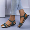 Damen - Stylische Sandalen - Bequeme, modische Riemchensandalen - Perfekt für den Sommer