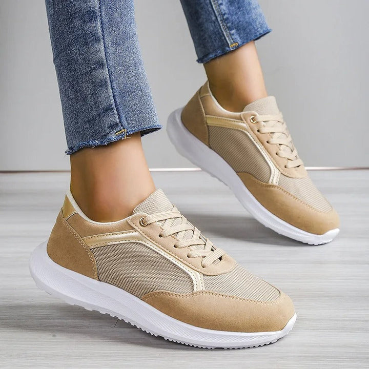 Damen - Atmungsaktive Sneakers - Schickes Design für Freizeit und Sport - Komfortable und Stilvolle Schuhe