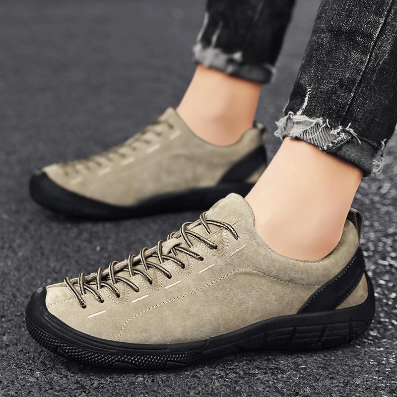 Herren - Modische Leder-Sneakers - Hochwertigem Leder Elegante Stilvolle Sneaker - Bequeme Schuhe für jeden Anlass