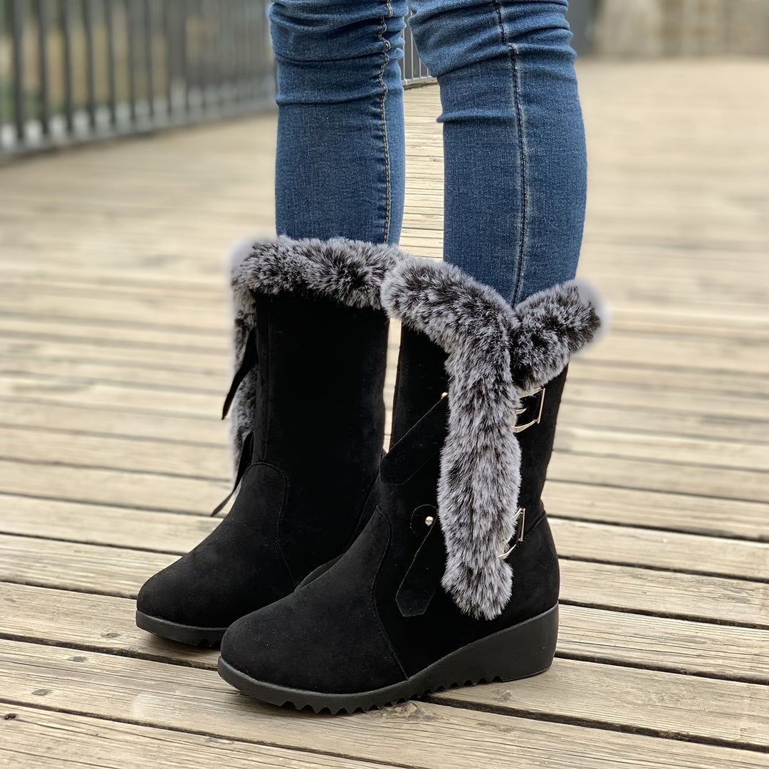 Frauen - Winterstiefel - Warme und Bequeme Stiefel - Ideal für kalte Tage - Stylische Wintermode