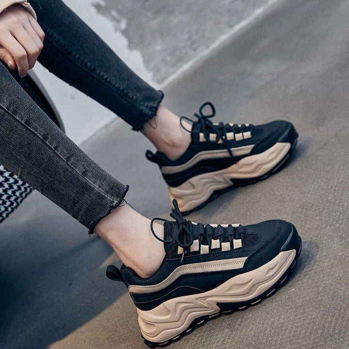 Damen - Chunky Sneakers - Langlebig und Trendig - Bequeme Sportliche Schuhe für Jeden Anlass