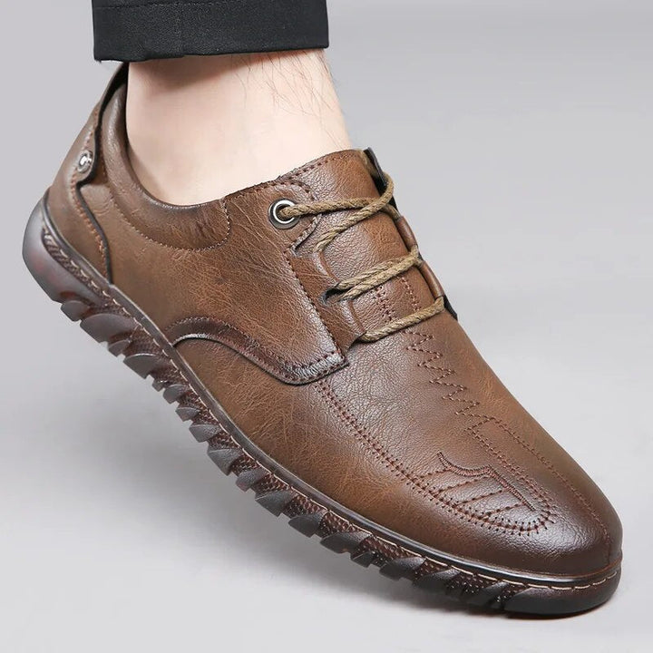 Herren - Moderne Lederschuhe - Hochwertiges Leder - Stilvoll und Bequem - Ideal für jeden Anlass