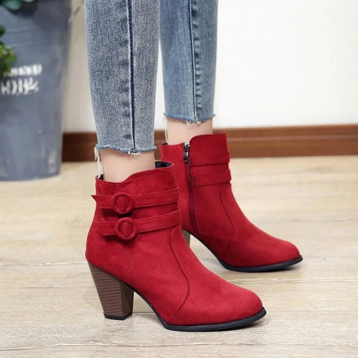 Damen - Retro-Stiefel - Bequeme, stilvolle Schuhe aus hochwertigem Material - Trendige Retro-Optik