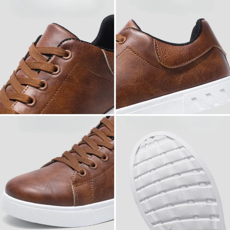 Män - Elegante Lederschuhe - Hochwertiges Leder Stilvolles Design - Perfekt für jeden Anlass