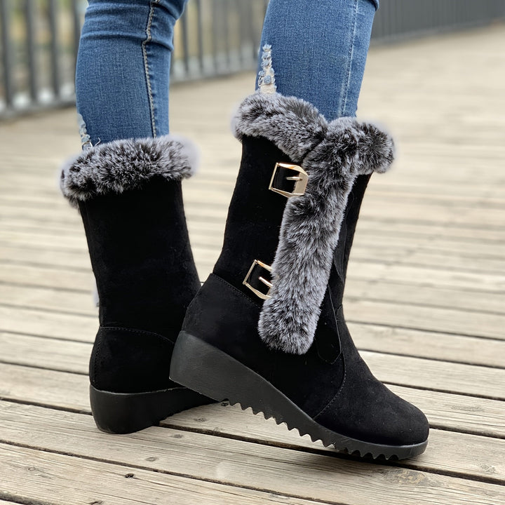 Frauen - Winterstiefel - Warme und Bequeme Stiefel - Ideal für kalte Tage - Stylische Wintermode