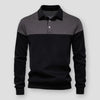 Herren - Langarm-Poloshirt - Bequemes Baumwollmaterial - Stilvolles Freizeitdesign