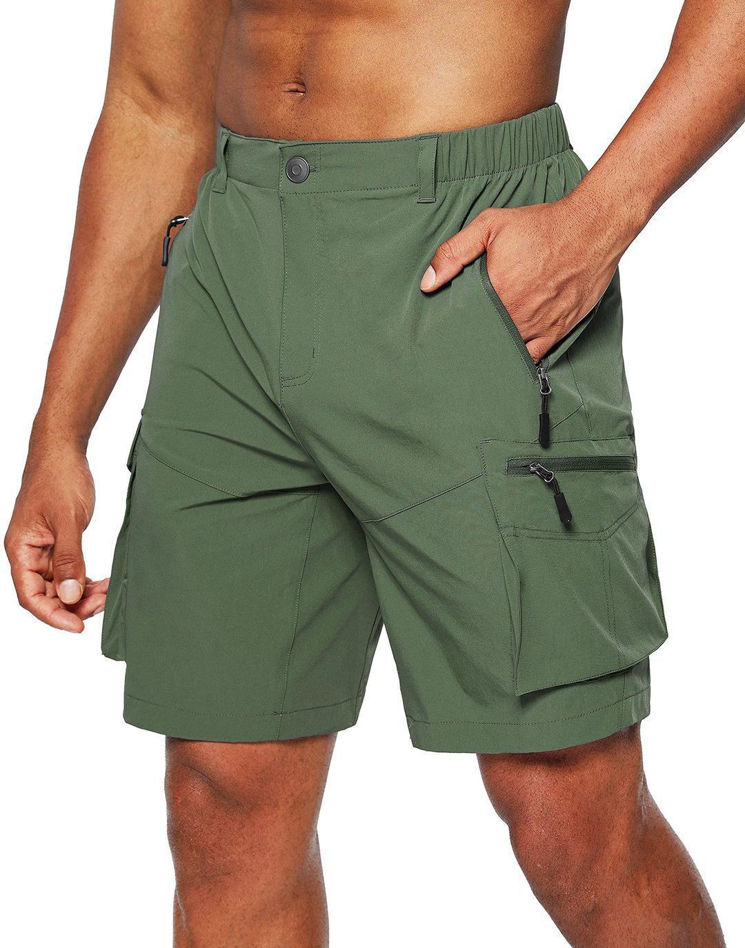 Herren - Cargo-Shorts - Robuste Baumwolle Mehrere praktische Taschen - Bequeme Outdoor-Bekleidung