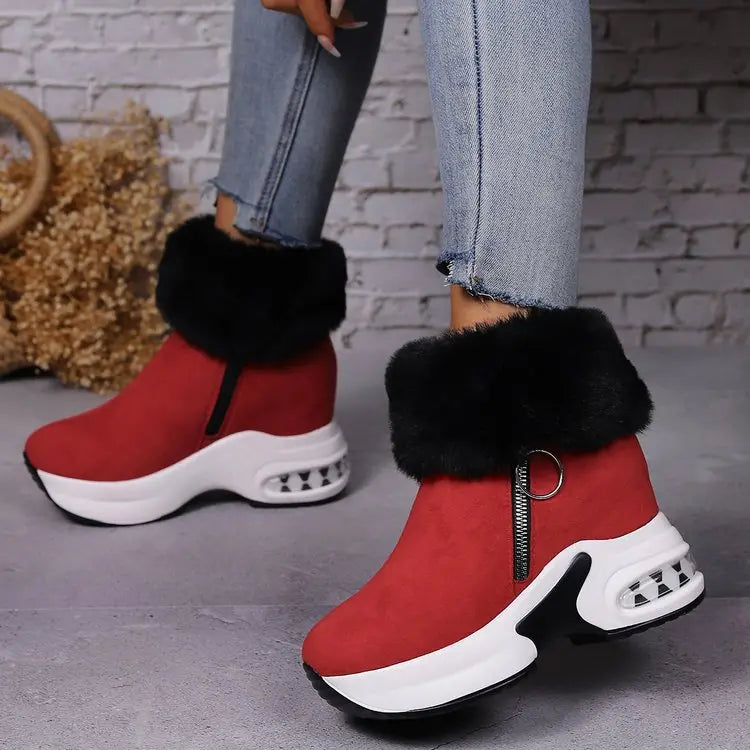 Damen - Warme Winterschuhe - Bequeme, wetterfeste Stiefel - Ideal für kalte Tage