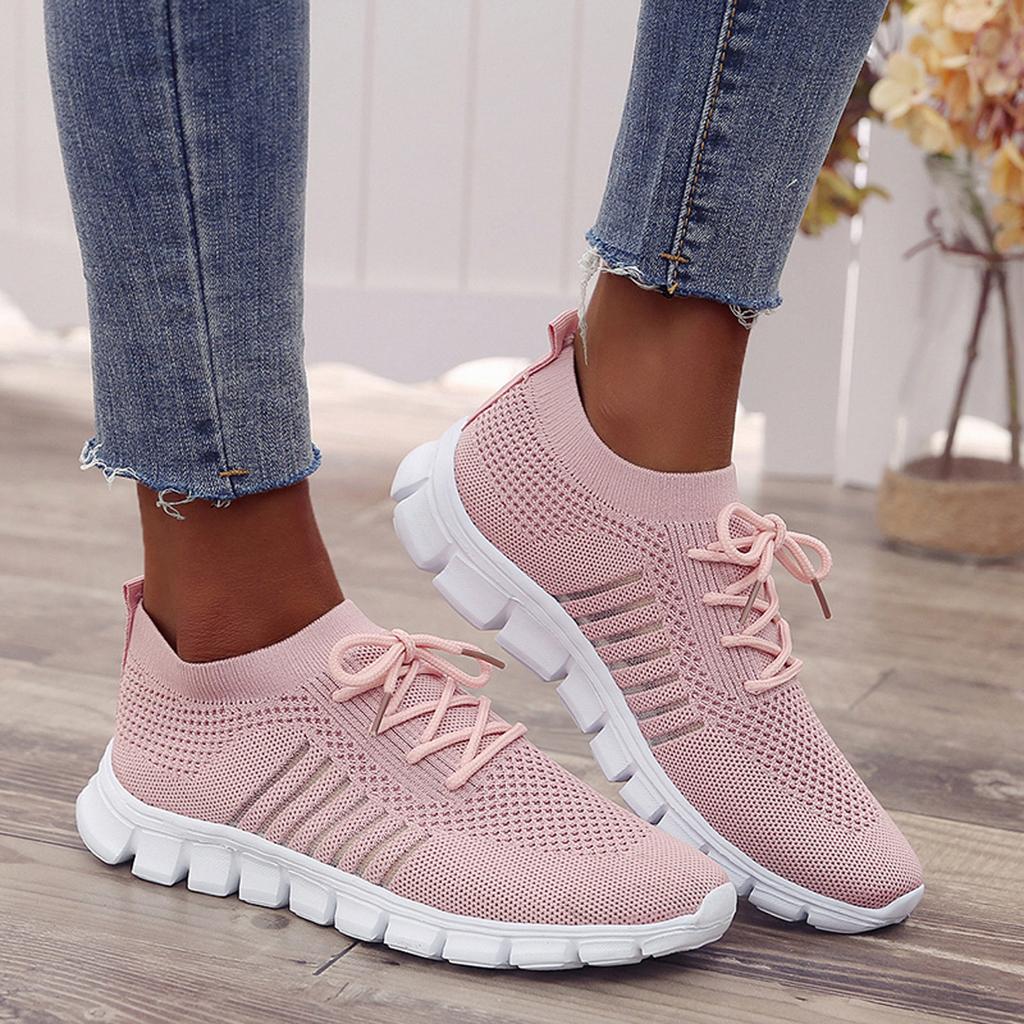 Damen - Sport-Sneaker - Lebendiges Mesh - Leichte und Bequeme Casual Sneakers für Aktive