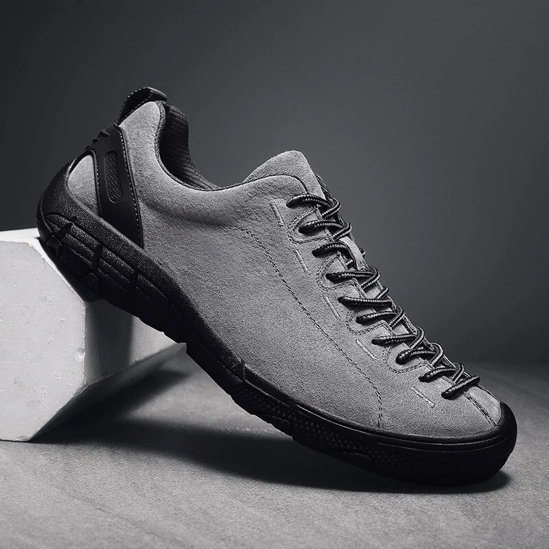 Herren - Modische Leder-Sneakers - Hochwertigem Leder Elegante Stilvolle Sneaker - Bequeme Schuhe für jeden Anlass