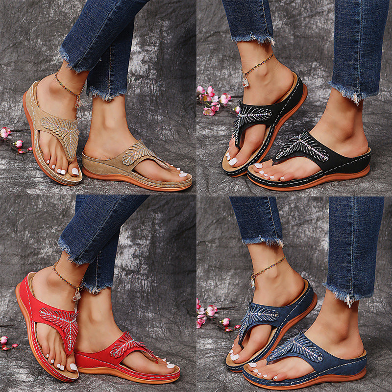 Lebhafte Damen-Sandalen - 2024 Mode Footwear