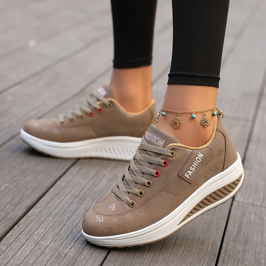 Damen - Trainer - Stylischer Sportlicher Schuh - Bequemes Material - Ideal für Freizeitaktivitäten