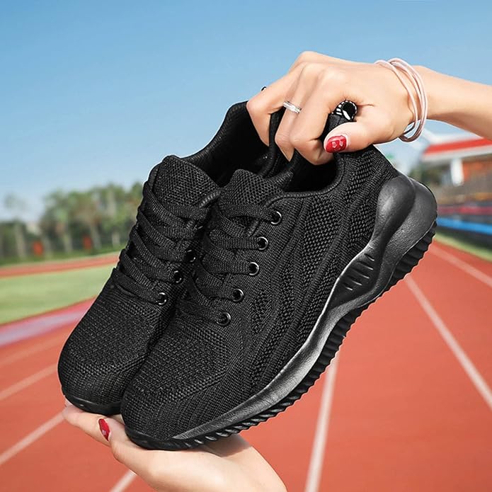 Damen - Atmungsaktive Turnschuhe - Leichtgewicht mit optimaler Belüftung - Stylische Sport- und Freizeitschuhe