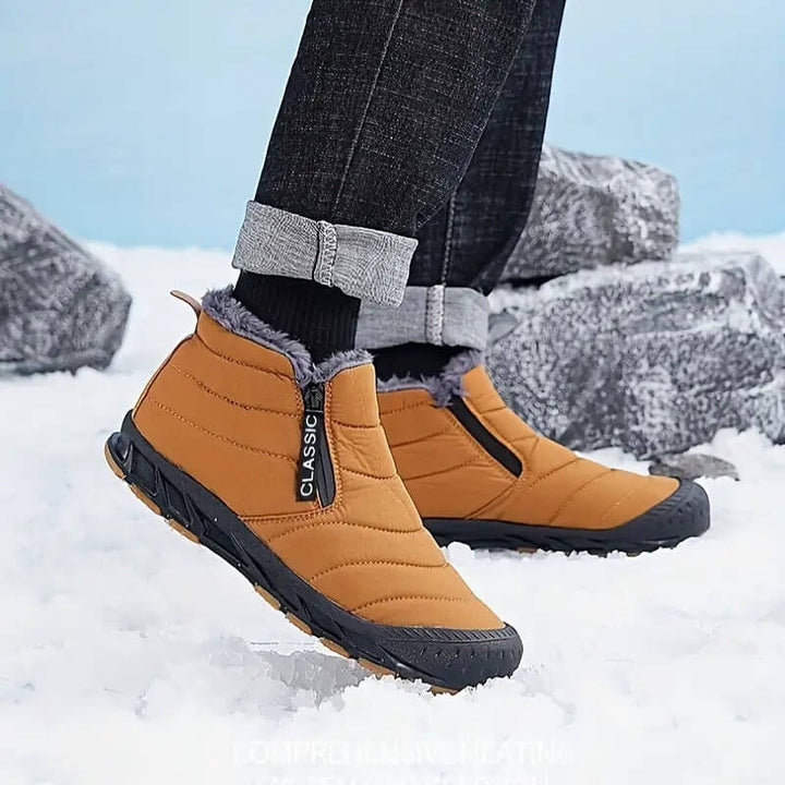 Män - Winter Schneestiefel - Langlebig & Gemütlich - Wasserfest & Rutschfest - Ideale Winterstiefel