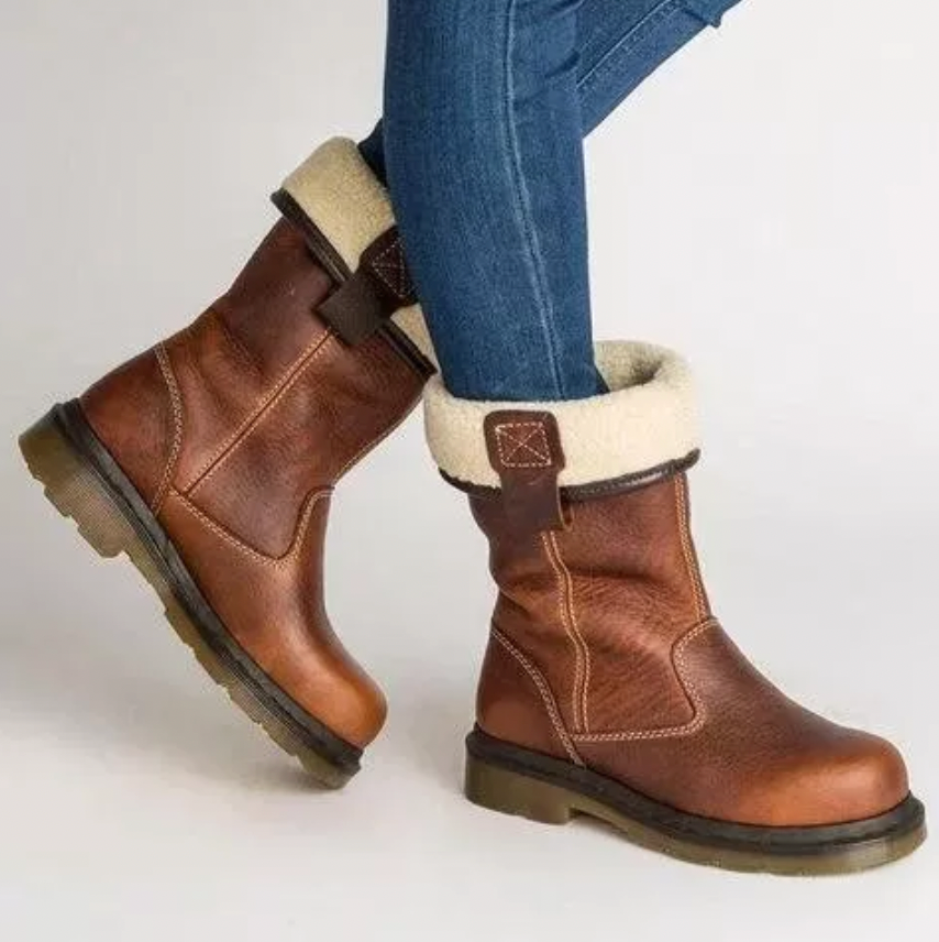 Damen - Winterstiefel - Stylisch und bequem für kalte Tage - Modische Stiefel für winterliche Abenteuer