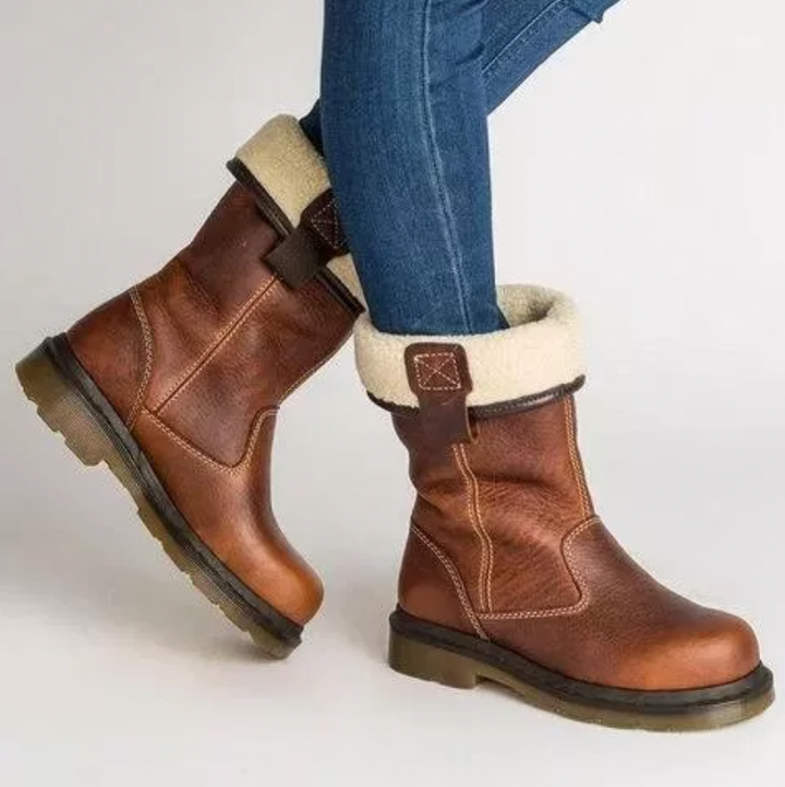 Damen - Winterstiefel - Stylisch und bequem für kalte Tage - Modische Stiefel für winterliche Abenteuer