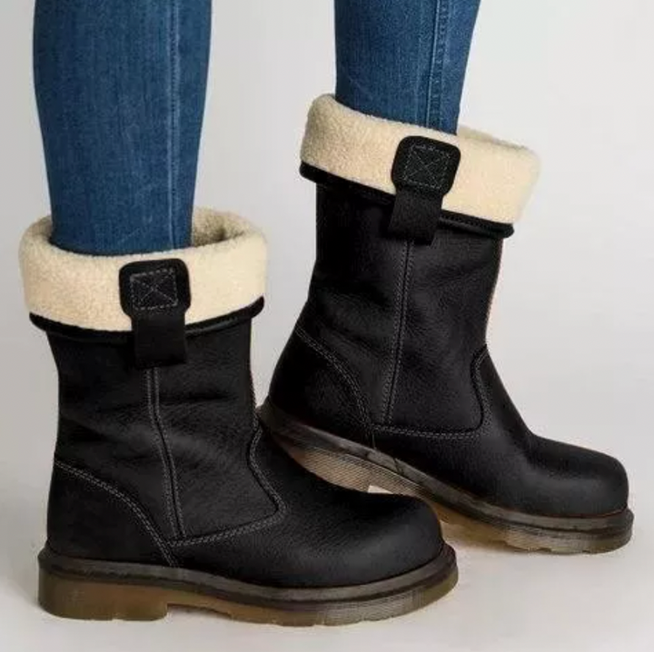 Damen - Winterstiefel - Stylisch und bequem für kalte Tage - Modische Stiefel für winterliche Abenteuer