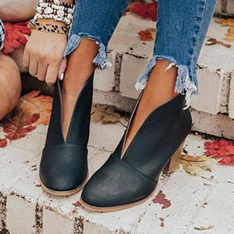 Damen - Ankle Boots - Elegante Stiefeletten - Modischer Stil für jeden Anlass