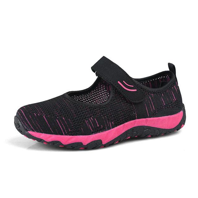 Damen - Turnschuhe - Bequeme Sport Sneakers aus atmungsaktivem Material - Ideal für Freizeit und Sport