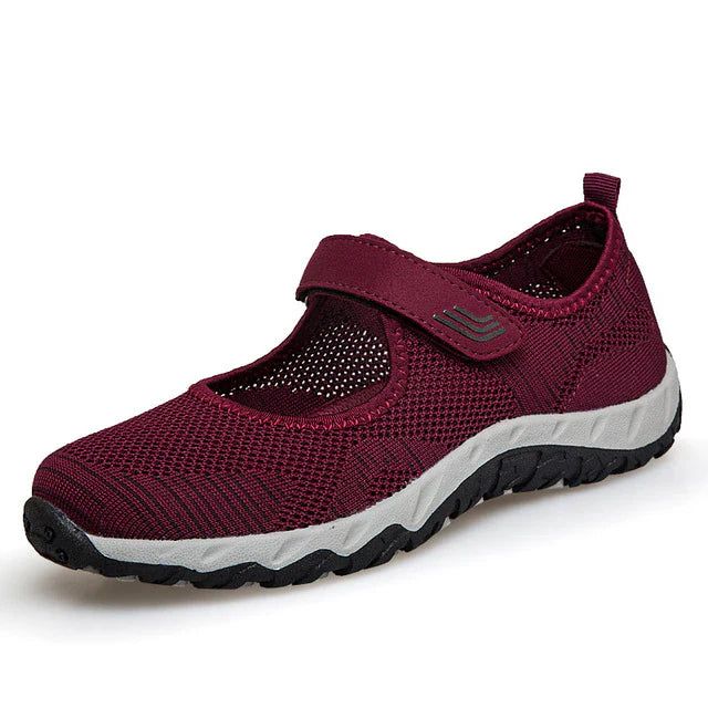 Damen - Turnschuhe - Bequeme Sport Sneakers aus atmungsaktivem Material - Ideal für Freizeit und Sport