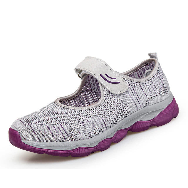 Damen - Turnschuhe - Bequeme Sport Sneakers aus atmungsaktivem Material - Ideal für Freizeit und Sport