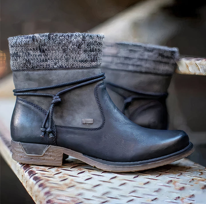 Frauen - Warme Winterstiefel - Gemütliches Material - Perfekt für kalte Tage - Stylische Wintermode