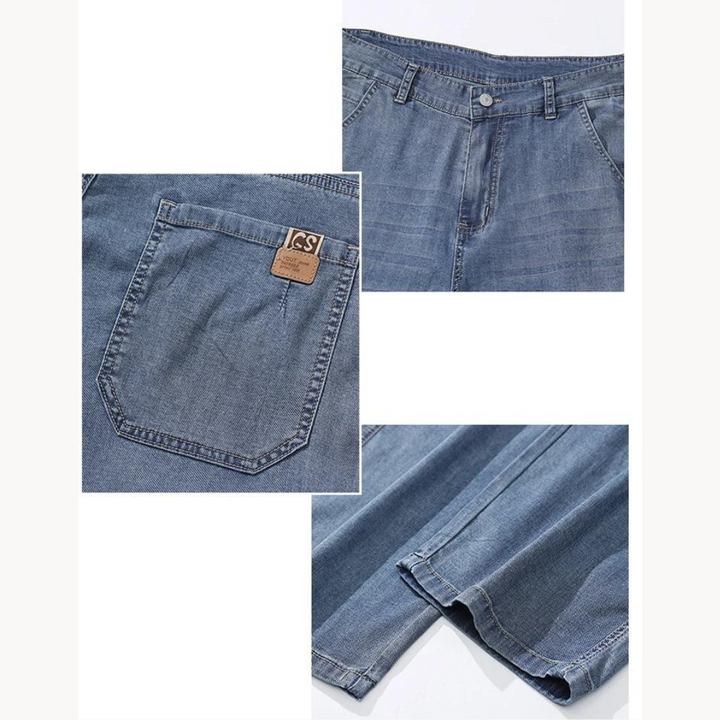 Herren - Jeans - Gerade Passform aus hochwertigem Denim - Bequeme und stilvolle Jeans für jeden Anlass