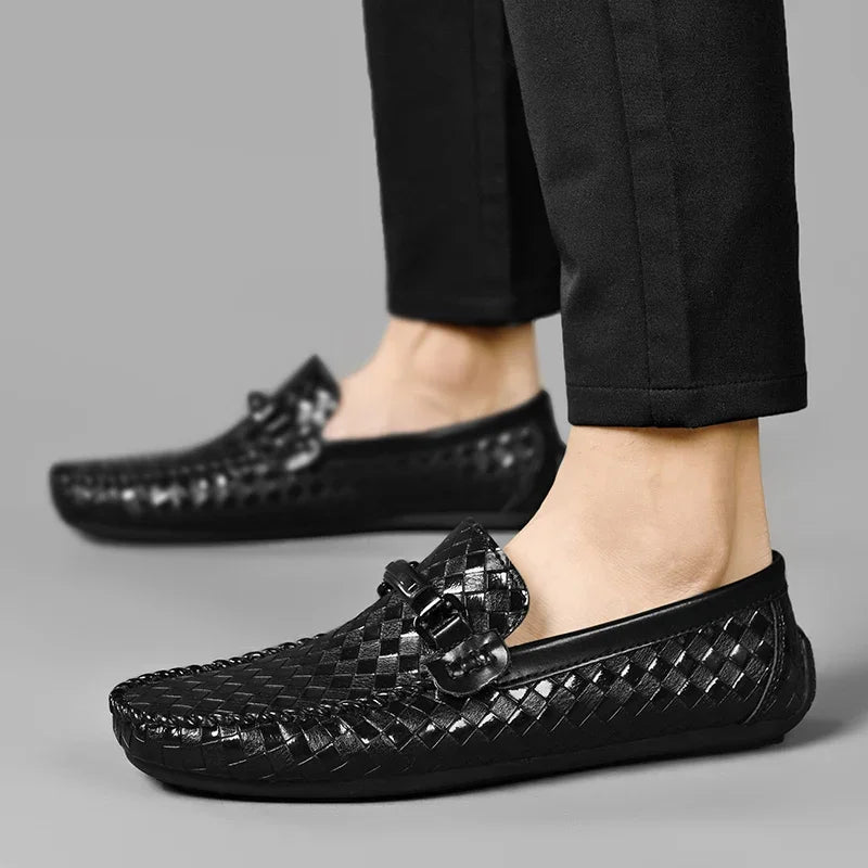 Herren Leder-Slipper