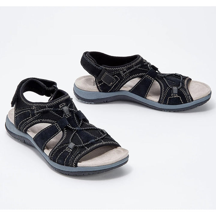 Damen - Bequeme Sandalen - Weiches Material - Ideal für den Alltag und Freizeit