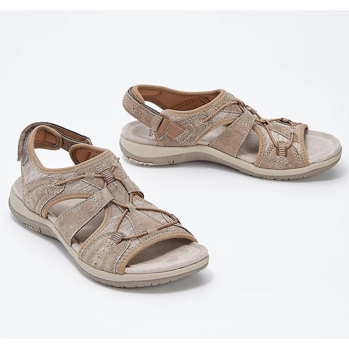 Damen - Bequeme Sandalen - Weiches Material - Ideal für den Alltag und Freizeit