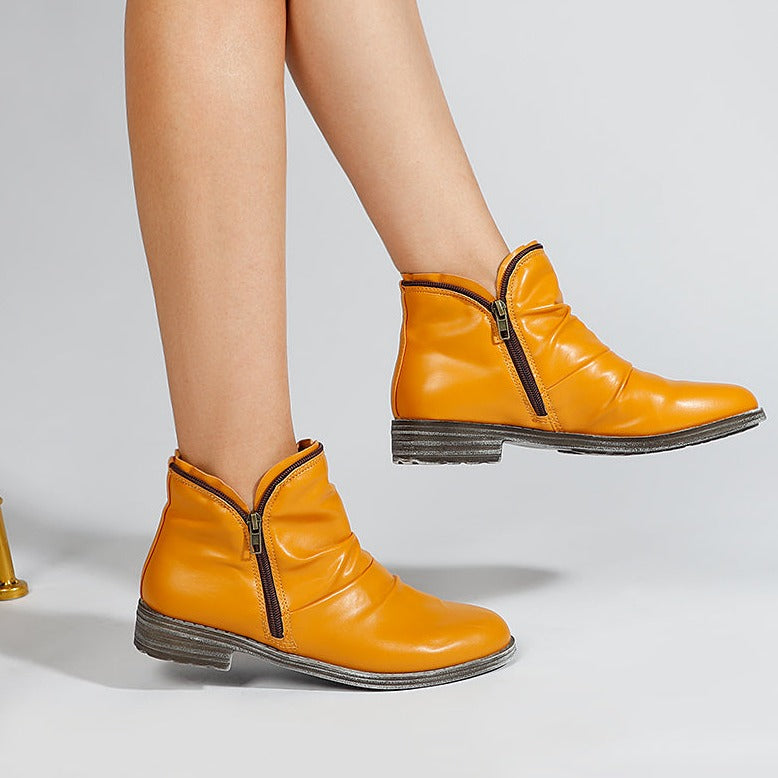 Damen - Enkellaars - Stylische Ankle Boots - Trendige Schuhe für den Alltag