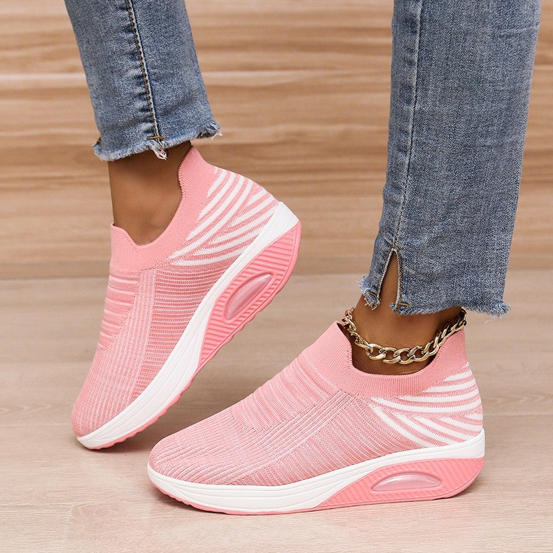 Damen - Modische Sportschuhe - Atmungsaktives Material - Ideal für Fitness und Freizeit - Stylische Sneakers für Damen