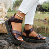 Damen - Plateausandalen - Bequeme Sandalen mit Plateau - Trendy Sommerfußbekleidung für jeden Anlass