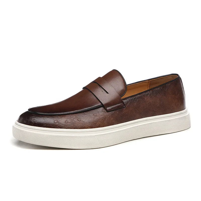 Herren - Loafers - Luxus Leder - Elegante Schuhe für stilbewusste Männer