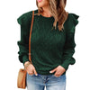 Damen - Langarm-Basislagensweater - Hochwertige Stoffe Lockere Passform - Bequemer und stylischer Freizeitlook