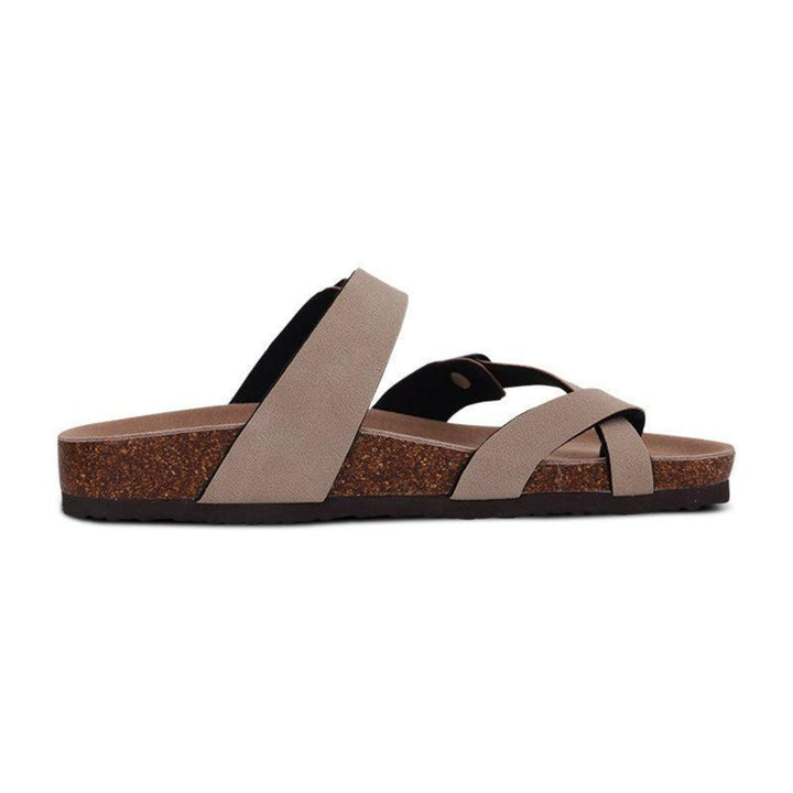 Damen - Kork-Sandalen - Bequeme und stilvolle Sandalen aus Naturmaterial - Perfekt für den Sommer