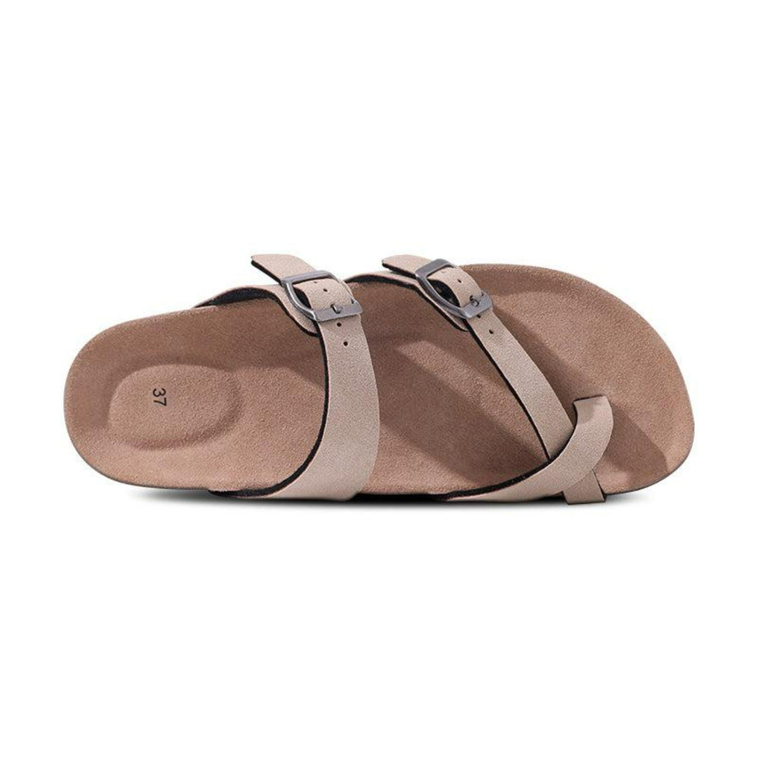 Damen - Kork-Sandalen - Bequeme und stilvolle Sandalen aus Naturmaterial - Perfekt für den Sommer