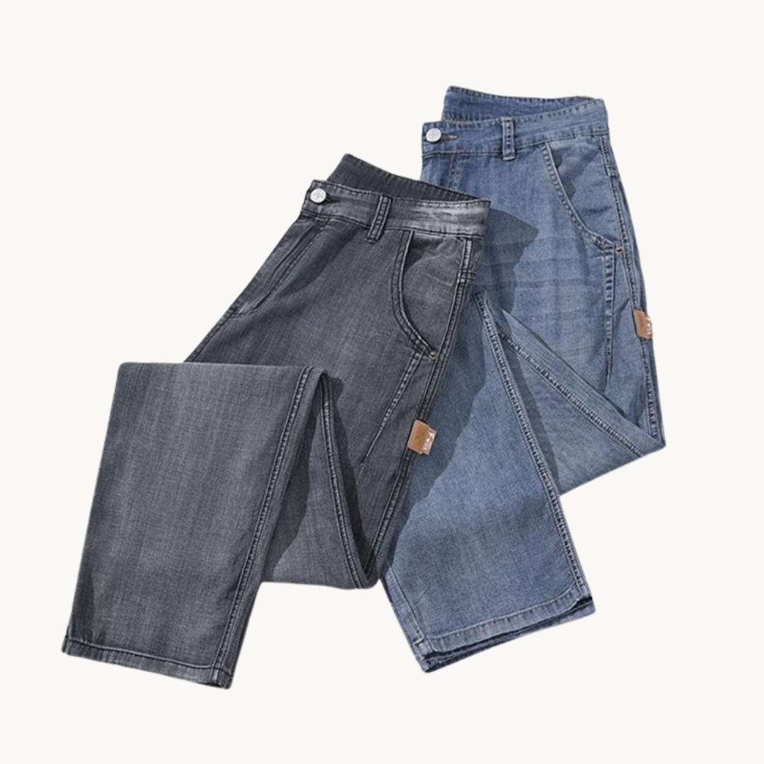 Herren - Jeans - Gerade Passform aus hochwertigem Denim - Bequeme und stilvolle Jeans für jeden Anlass