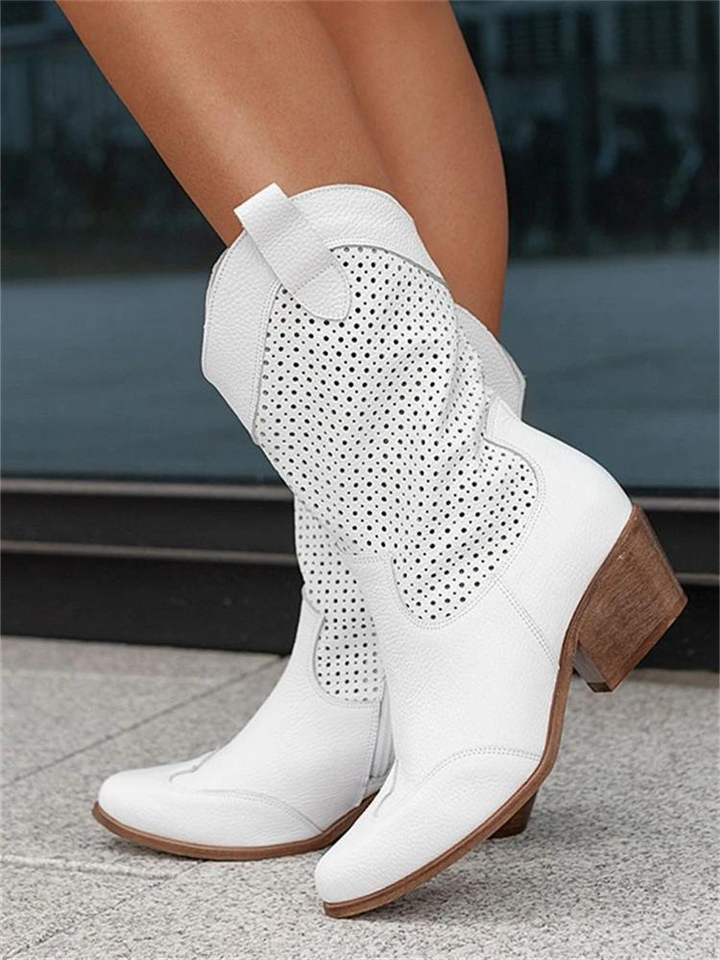 Damen - Cowboystiefel - Atmungsaktive Stiefel für Komfort und Stil - Perfekte Wahl für jedes Outfit