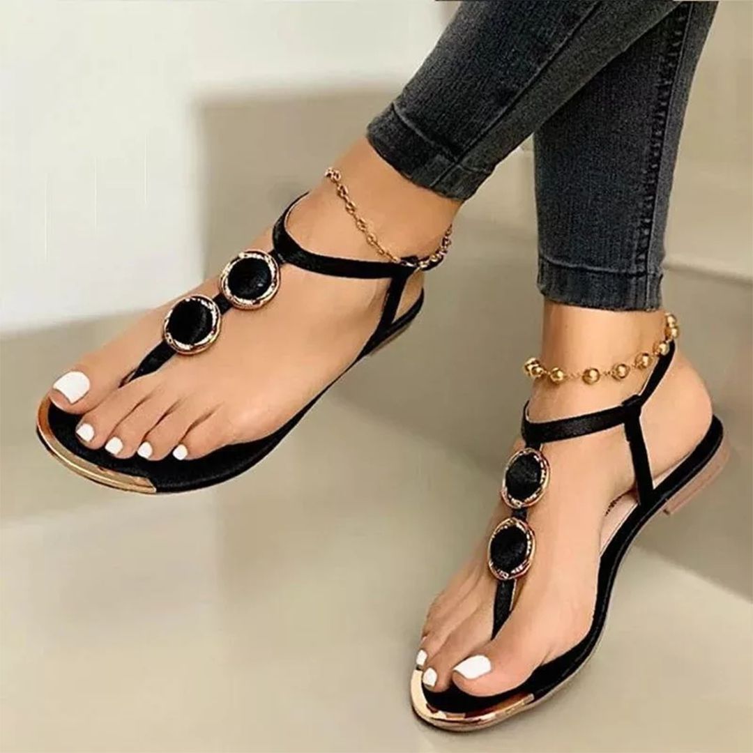 Damen - Sandalen - Luxuriöse Komfort-Sandalen aus hochwertigem Material - Stilvolle Sommermode für jeden Anlass