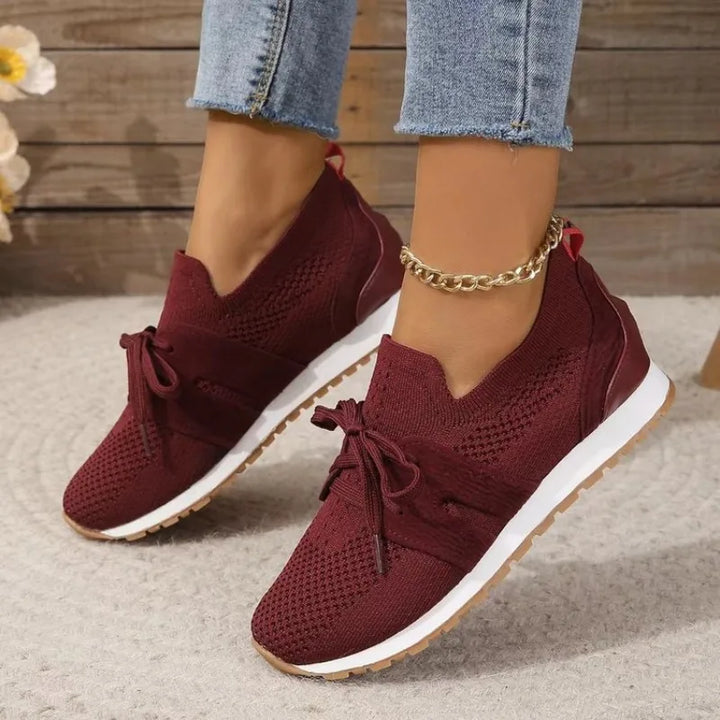 Damen - Sneaker - Bequeme Schuhe aus atmungsaktivem Material - Trendige sportliche Styles für jeden Anlass