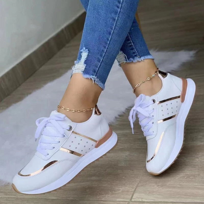 Damen - Turnschuhe - Bequem - Freizeitschuhe für den Alltag - Ideale Sneakers für jeden Tag