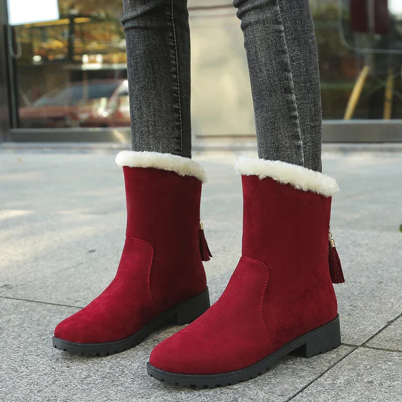 Damen - Winterstiefel - Wasserdicht mit Warmem Futter - Stylische Stiefel für kalte Tage