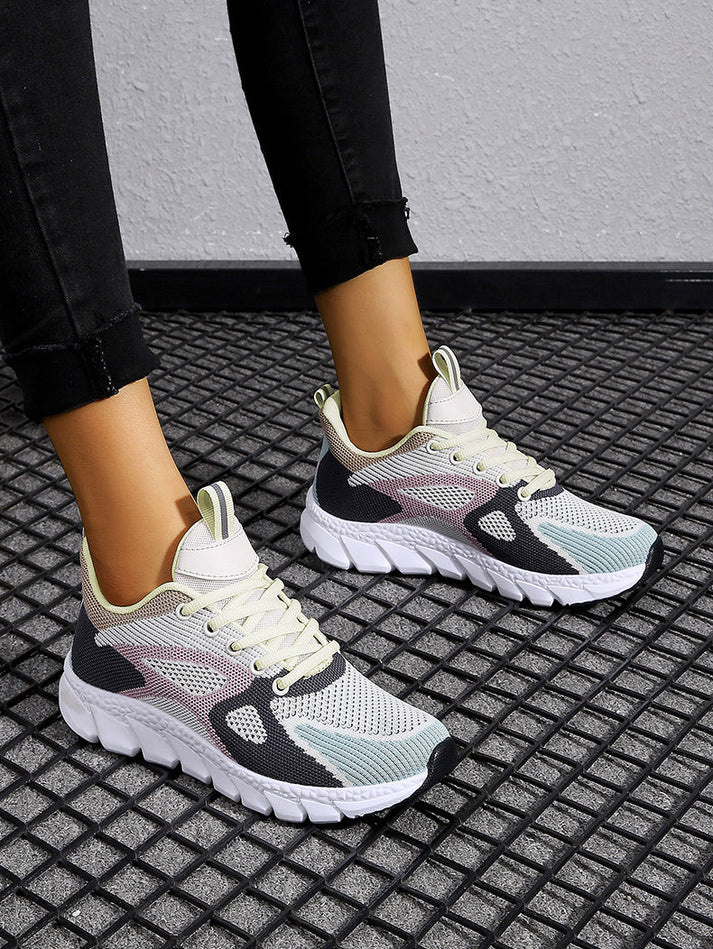 Damen - Trendige atmungsaktive Turnschuhe - Sportliche Sohle für optimalen Komfort - Modische Sneakers für jeden Anlass