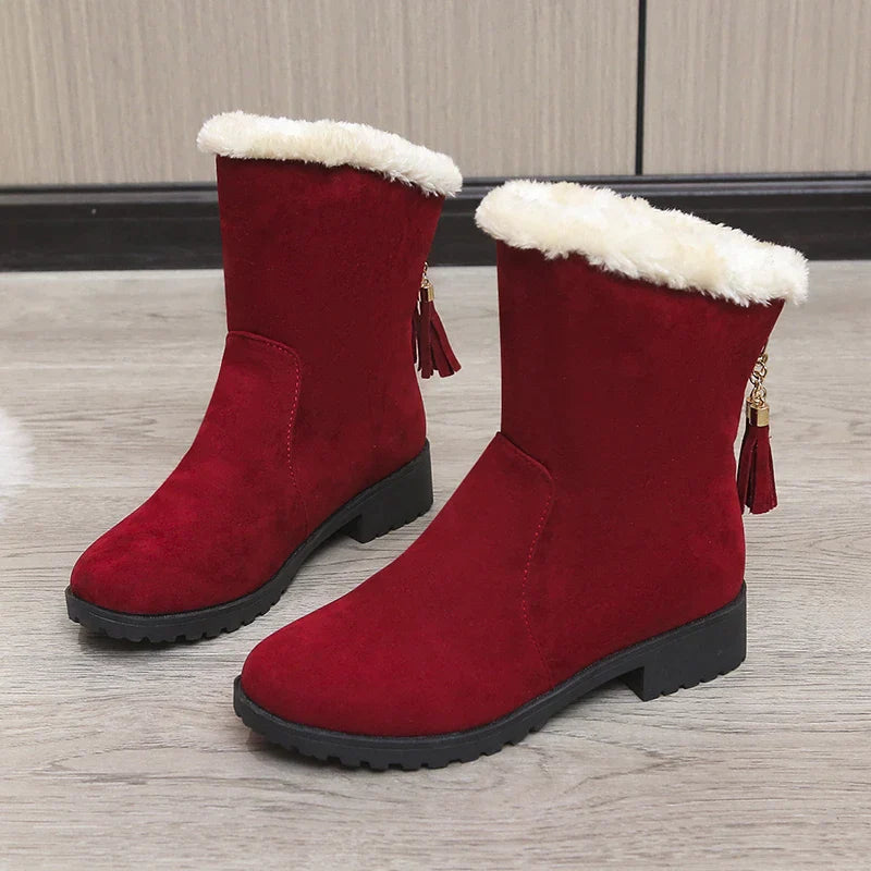 Damen - Winterstiefel - Wasserdicht mit Warmem Futter - Stylische Stiefel für kalte Tage