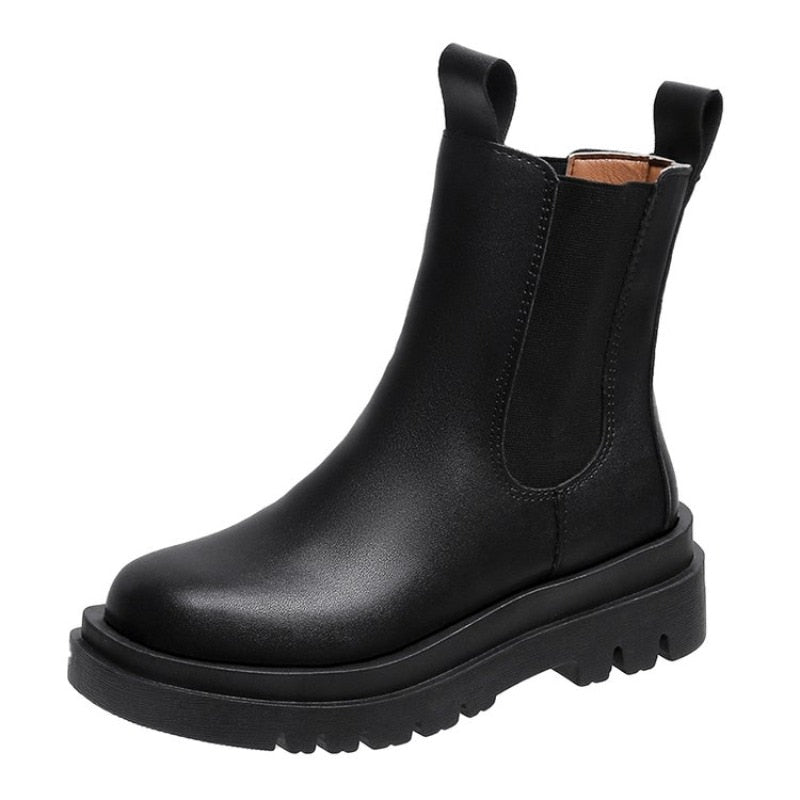 Damen - Kniehohe Stiefel - Retro-Stil mit robustem Absatz - Elegante Ritterstiefel für stilvolle Anlässe